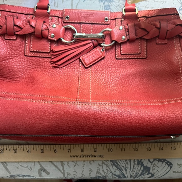 Coach Rust Color Handbag - Picture 7 of 9